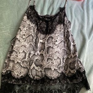 Snakeskin cami